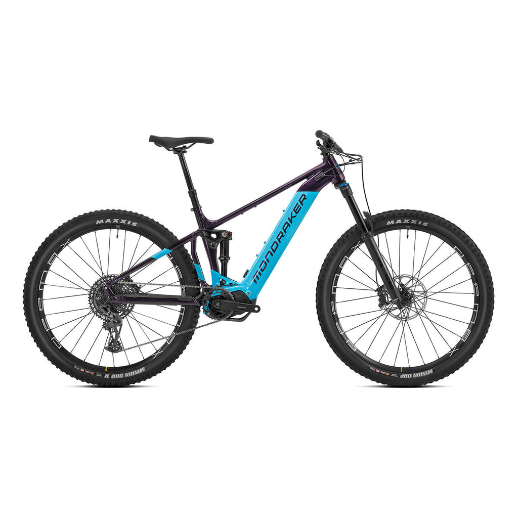 Mondraker DUSK R SE Electric Mountain Bike | Enduro e-MTB | Deep Purple-Light Blue