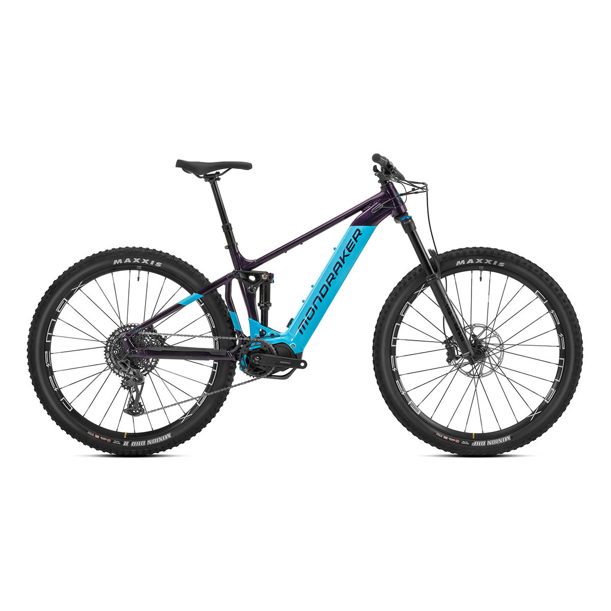 Mondraker DUSK R SE Electric Mountain Bike | Enduro e-MTB | Deep Purple-Light Blue