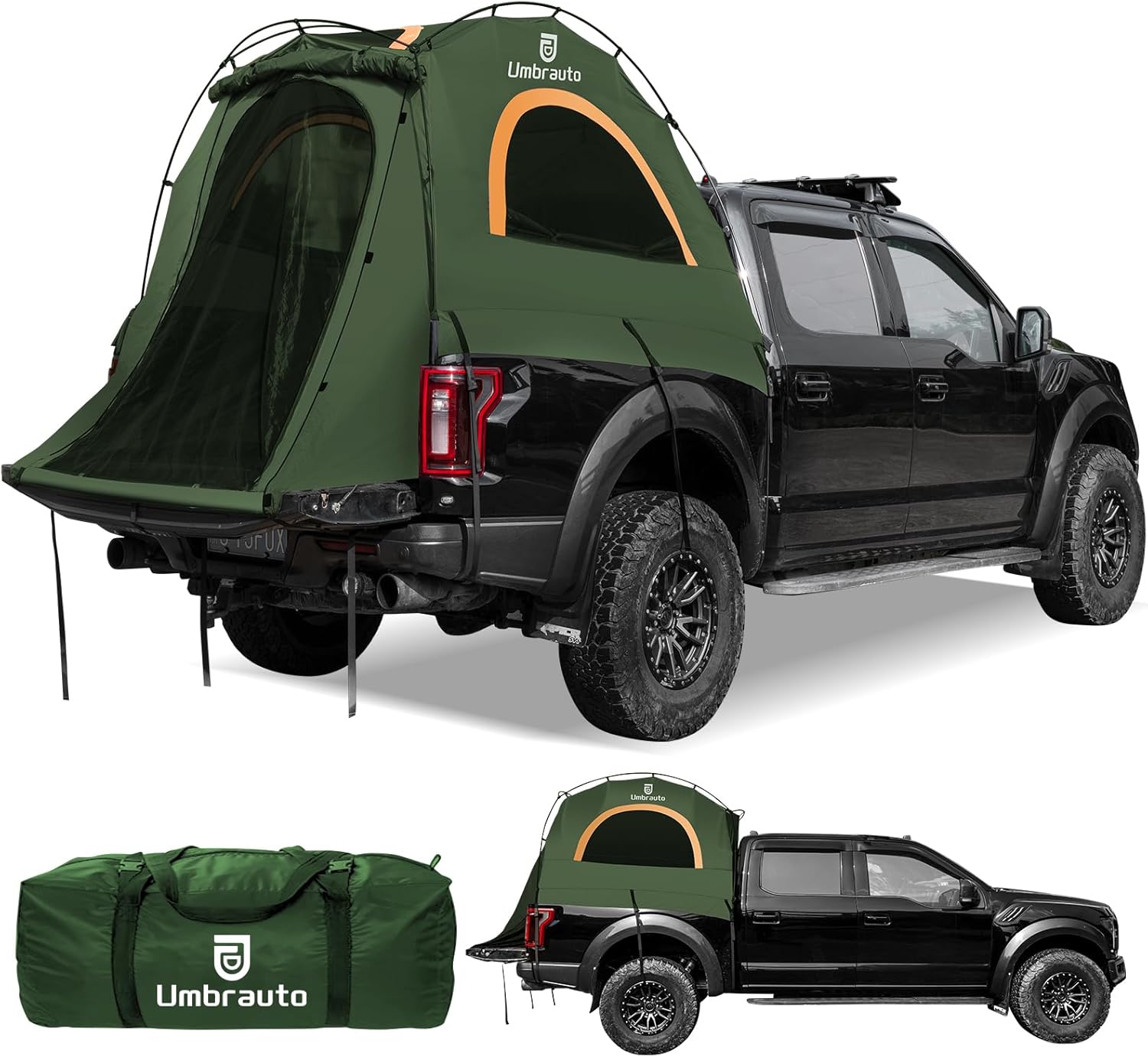 Umbrauto Truck Bed Tent – 6.4–6.7 ft, 2 Person