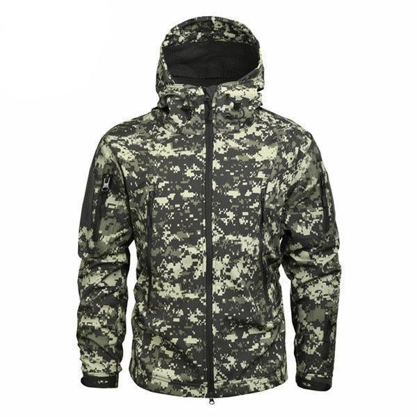 Camouflage Waterproof Tactical Jacket – Men's