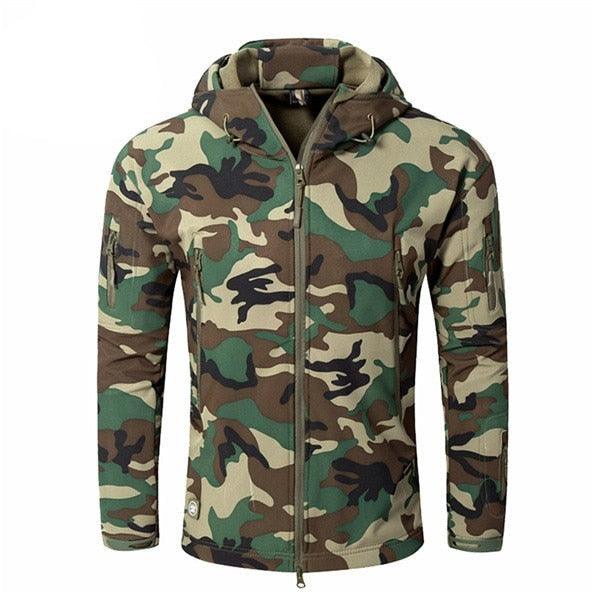 Camouflage Waterproof Tactical Jacket – Men's
