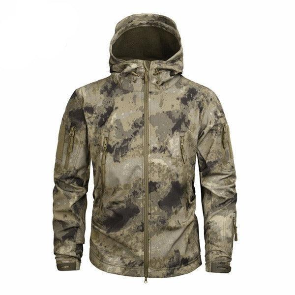Camouflage Waterproof Tactical Jacket – Men's