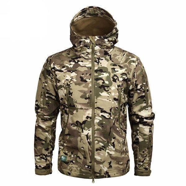 Camouflage Waterproof Tactical Jacket – Men's
