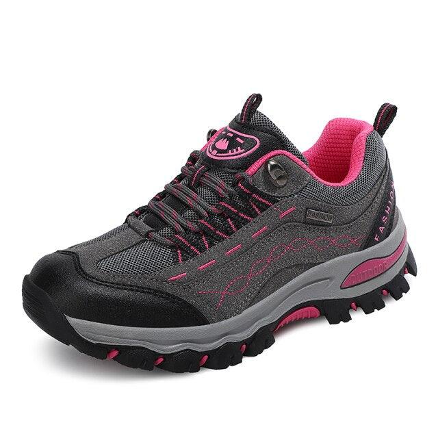 Women's Leather Waterproof Hiking Ankle Boots