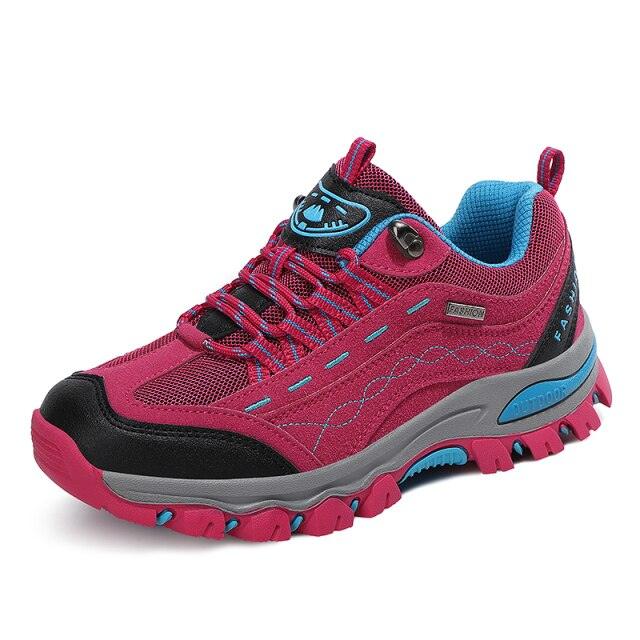 Women's Leather Waterproof Hiking Ankle Boots